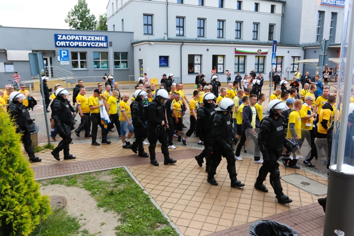 Kibice Motoru Lublin już w Elblągu - zobacz zdjęcia. Transmisja LIVE meczuKibice Motoru Lublin już w Elblągu - zobacz zdjęcia. T